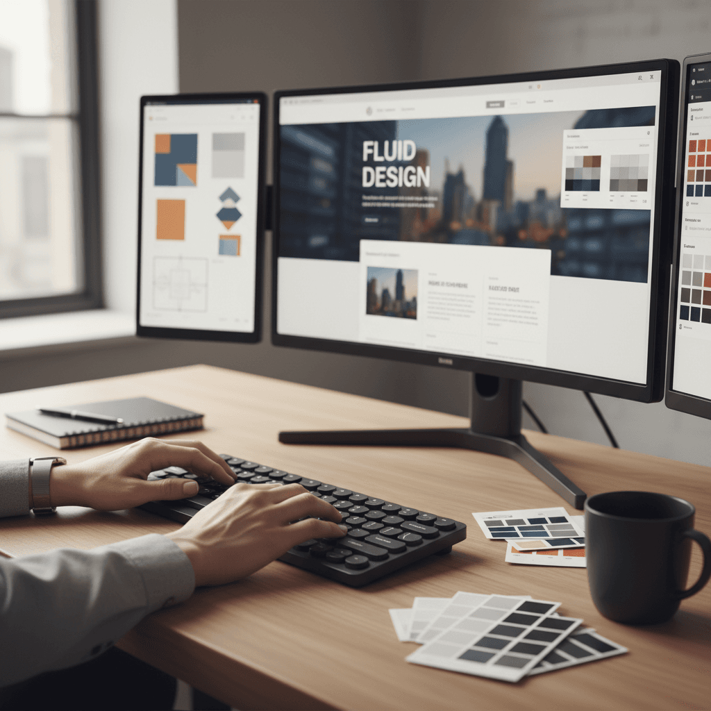AI-powered website design process
